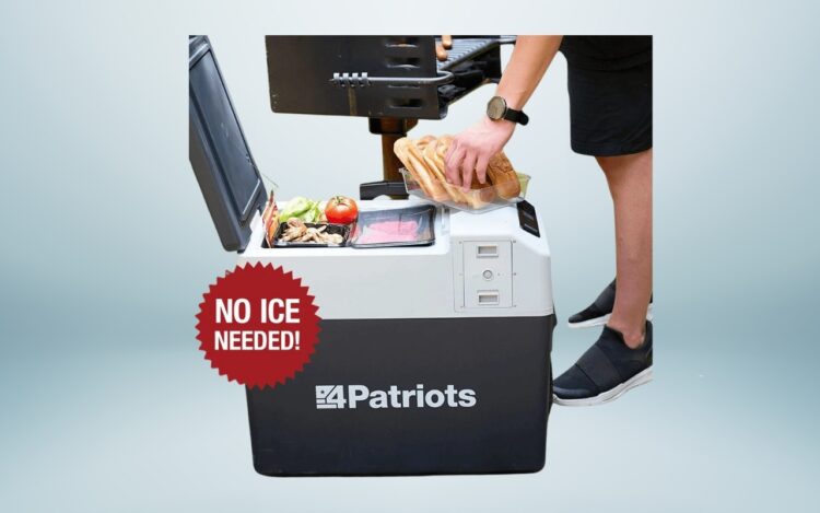 Solar Go-Fridge 3-in-1 Portable Fridge With Battery & Solar Panel