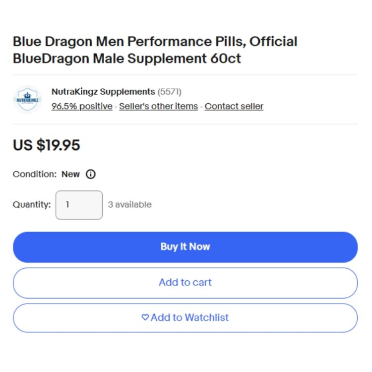 Blue Dragon Male Enhancement - Image 2